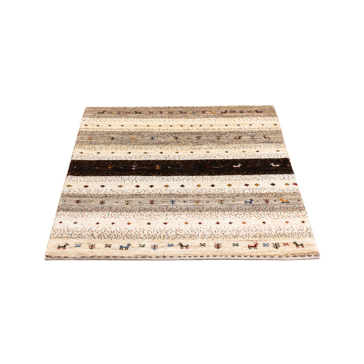 Tappeto Gabbeh - Loribaft Persero - Reale - 121 x 84 cm - multicolore