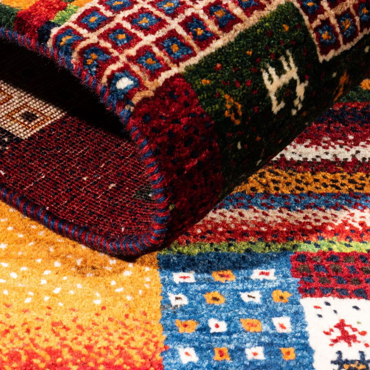 Tappeto Gabbeh - Loribaft Persero - Reale - 137 x 85 cm - multicolore