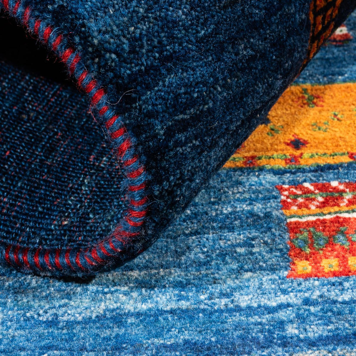 Tappeto Gabbeh - Loribaft Persero - Reale - 123 x 86 cm - multicolore