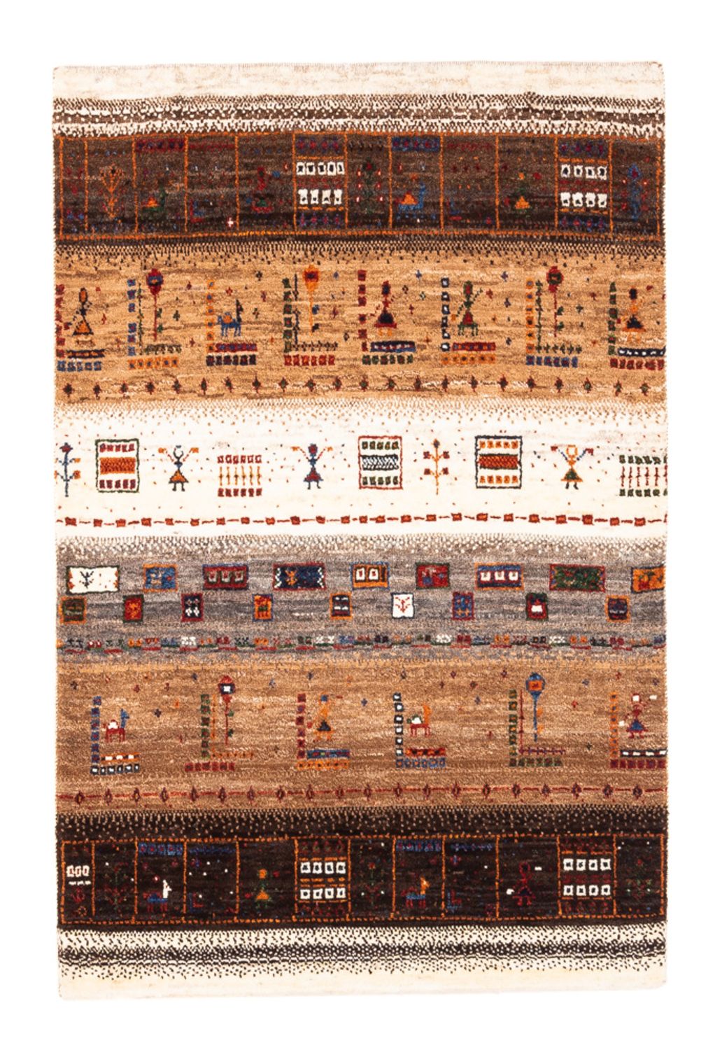 Tappeto Gabbeh - Loribaft Persero - Reale - 124 x 85 cm - multicolore