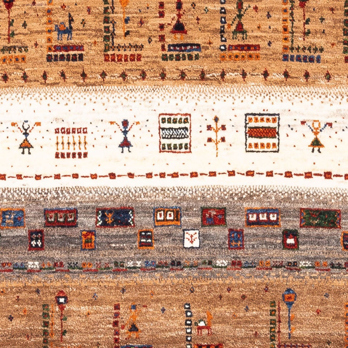 Tappeto Gabbeh - Loribaft Persero - Reale - 124 x 85 cm - multicolore