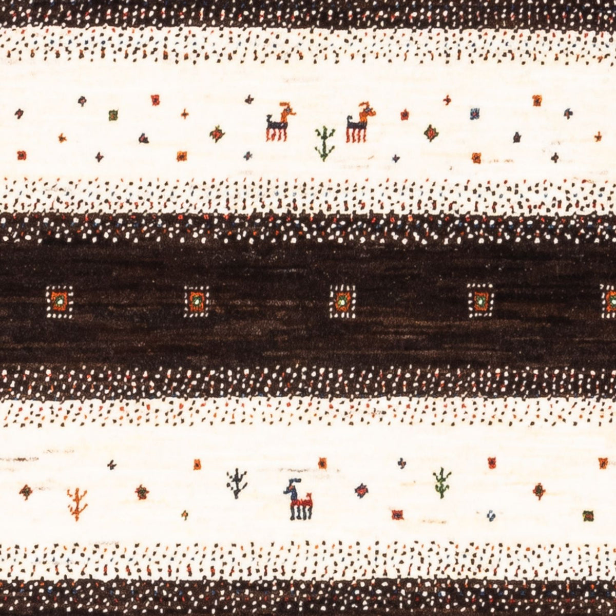 Tappeto Gabbeh - Loribaft Persero - Reale - 136 x 84 cm - multicolore