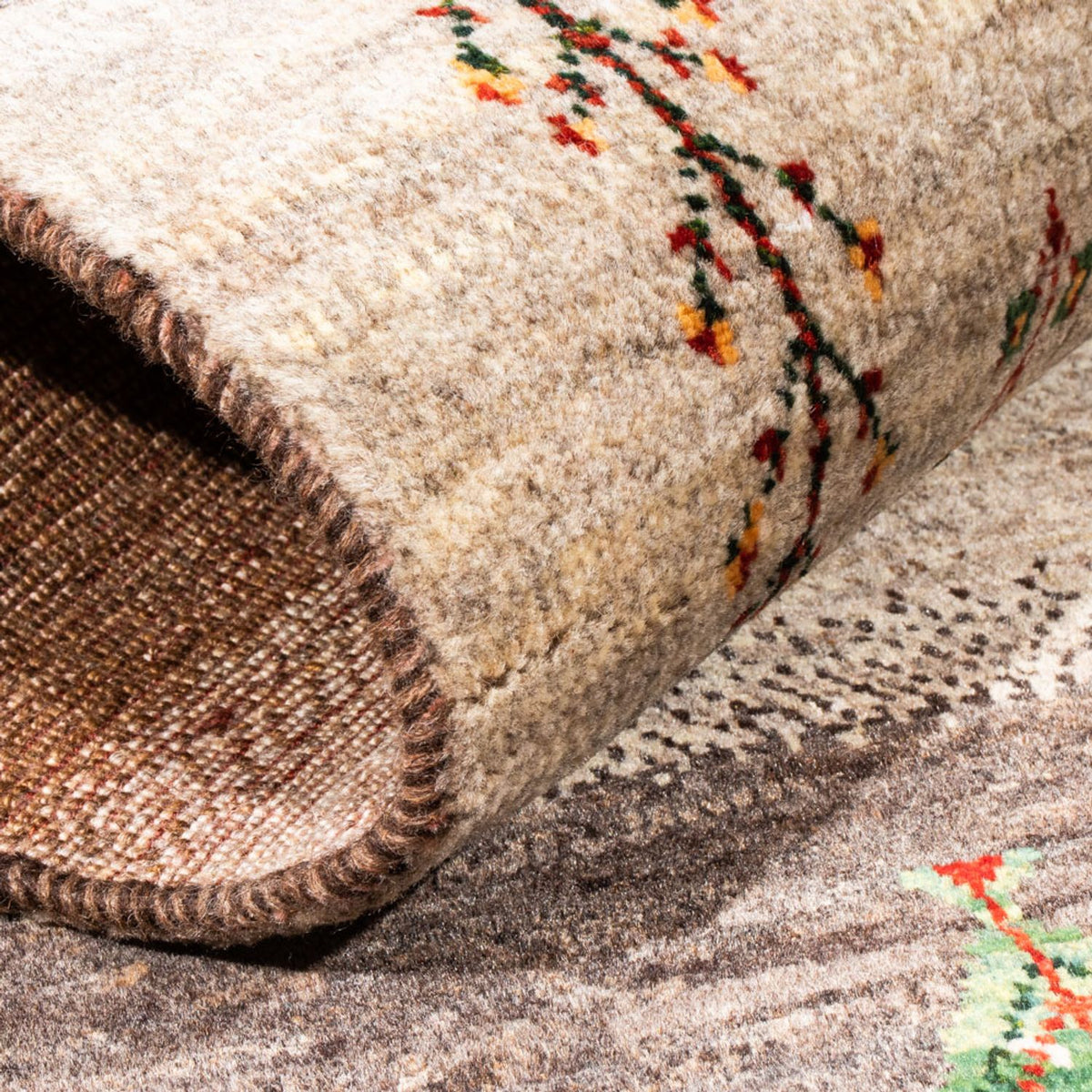 Tappeto Gabbeh - Loribaft Persero - Reale - 130 x 84 cm - multicolore