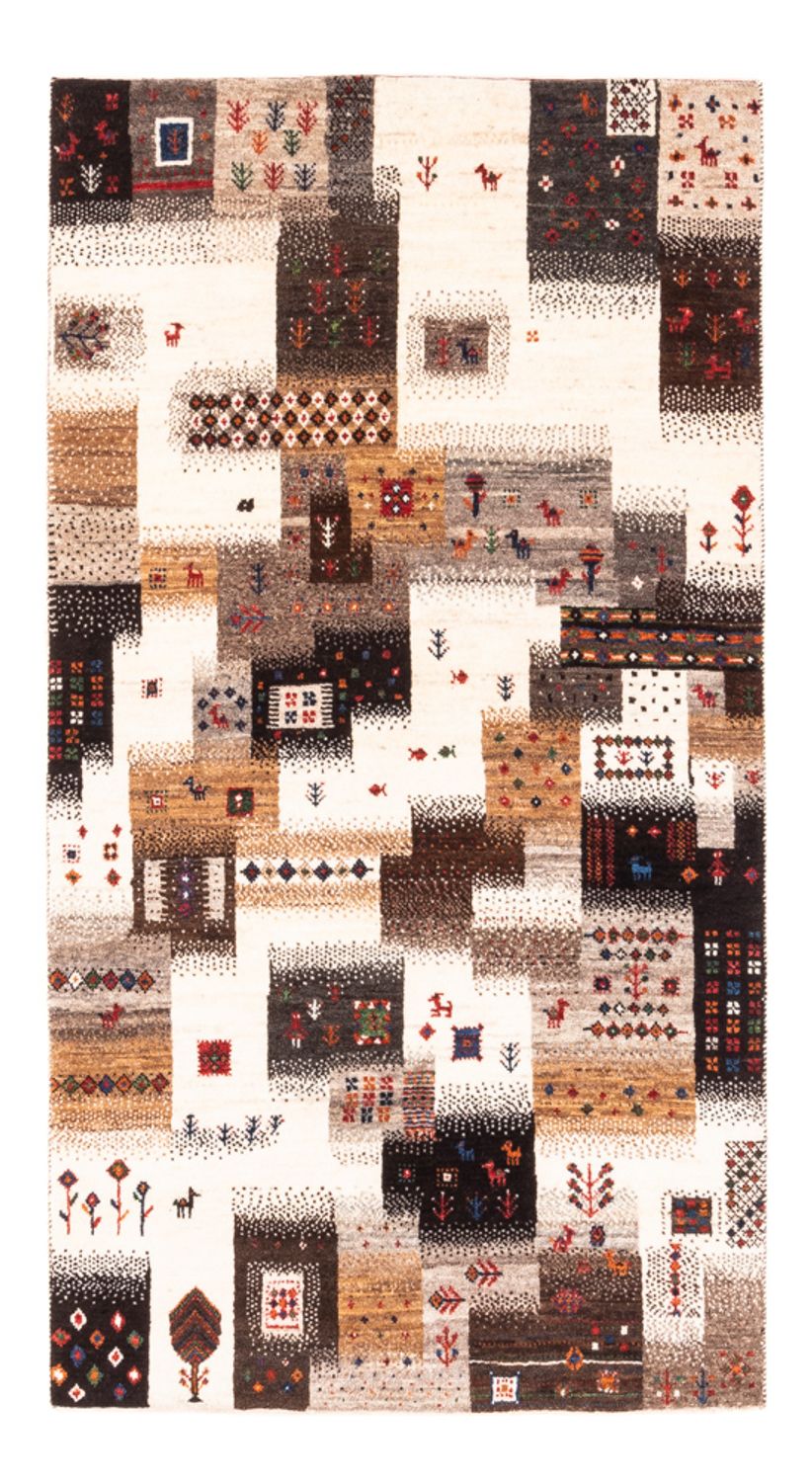 Tappeto Gabbeh - Loribaft Persero - Reale - 147 x 85 cm - grigio