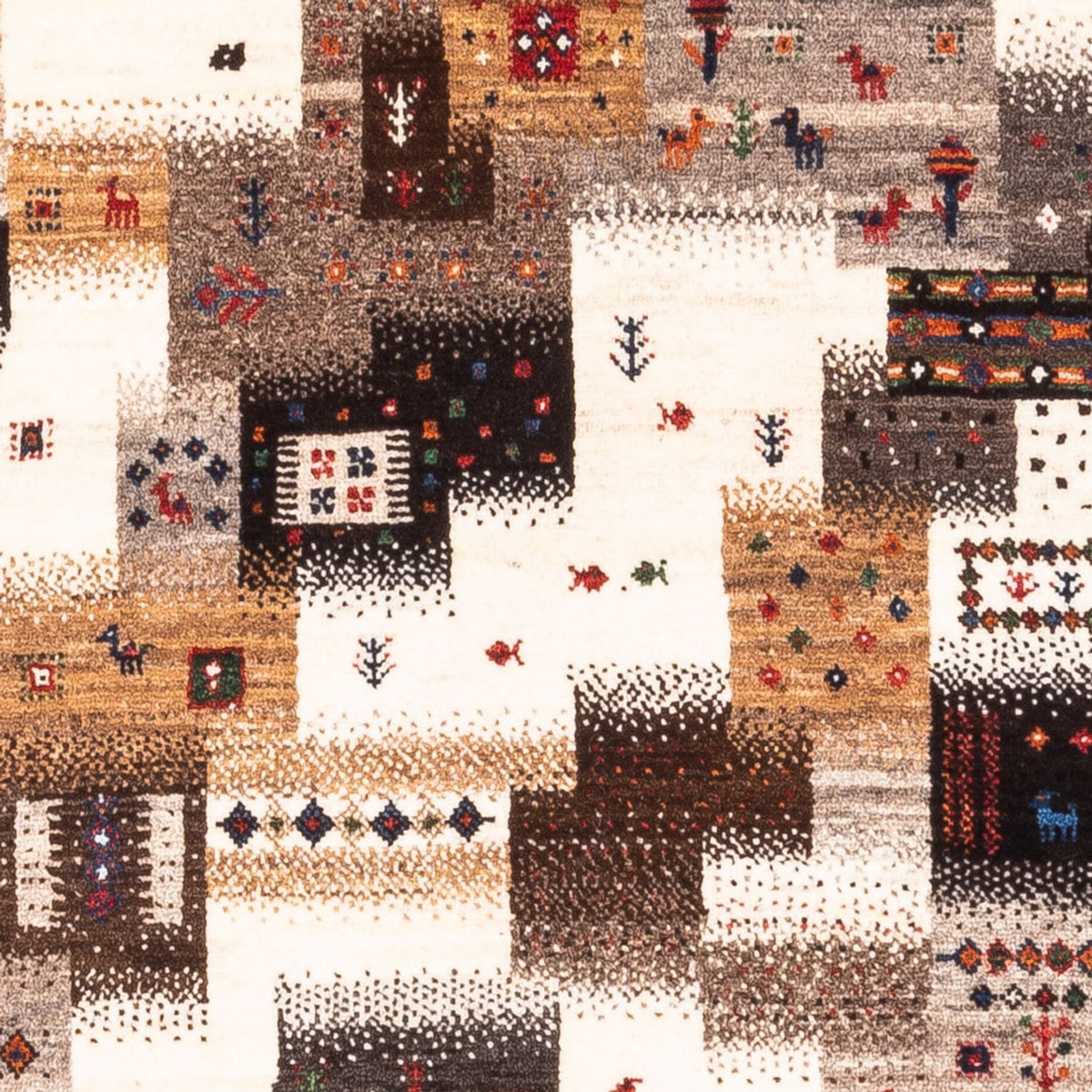 Tappeto Gabbeh - Loribaft Persero - Reale - 147 x 85 cm - grigio