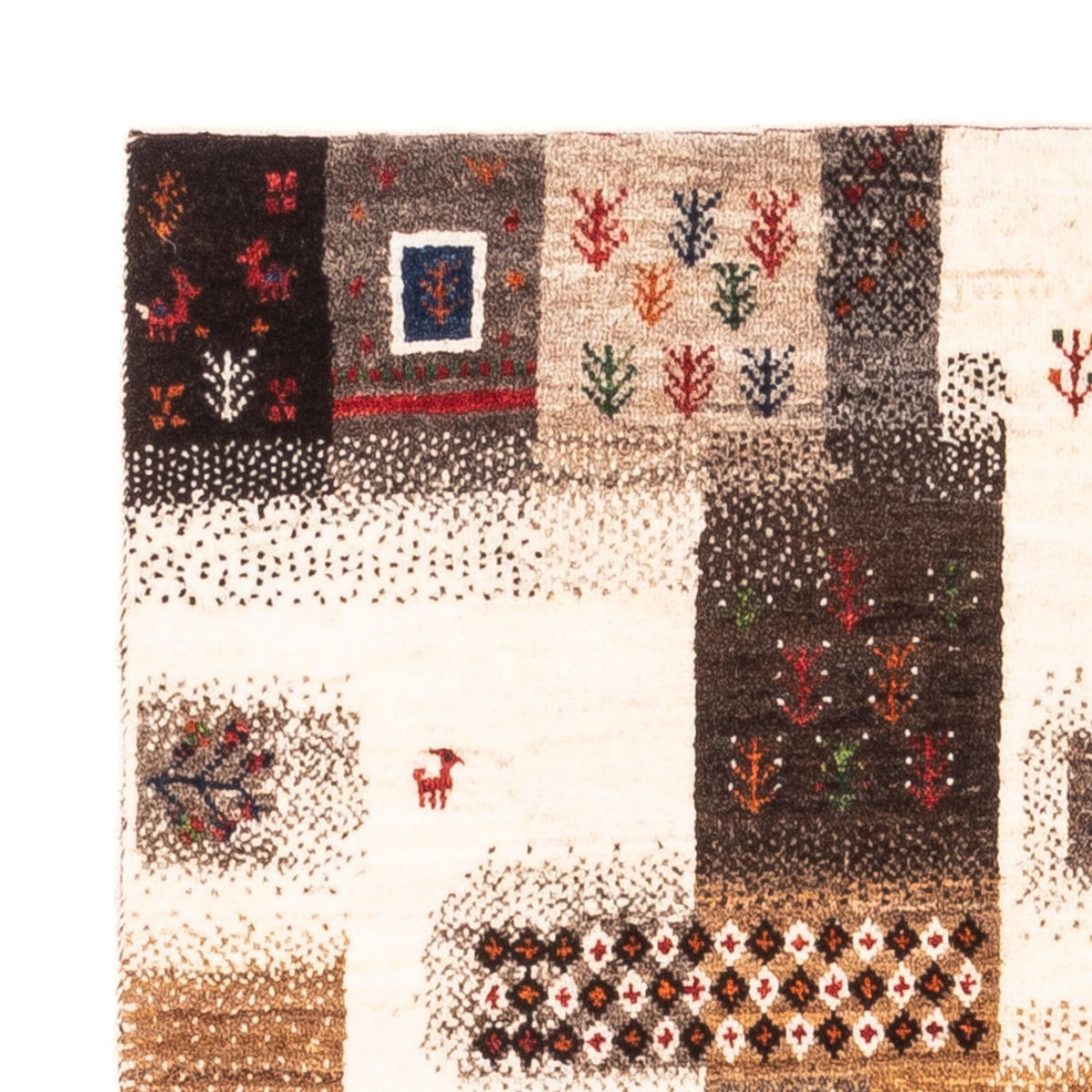 Tappeto Gabbeh - Loribaft Persero - Reale - 147 x 85 cm - grigio