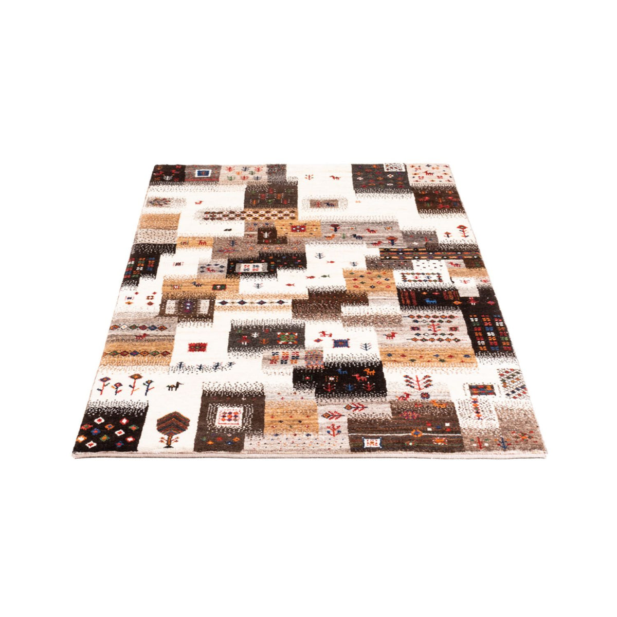 Tappeto Gabbeh - Loribaft Persero - Reale - 147 x 85 cm - grigio