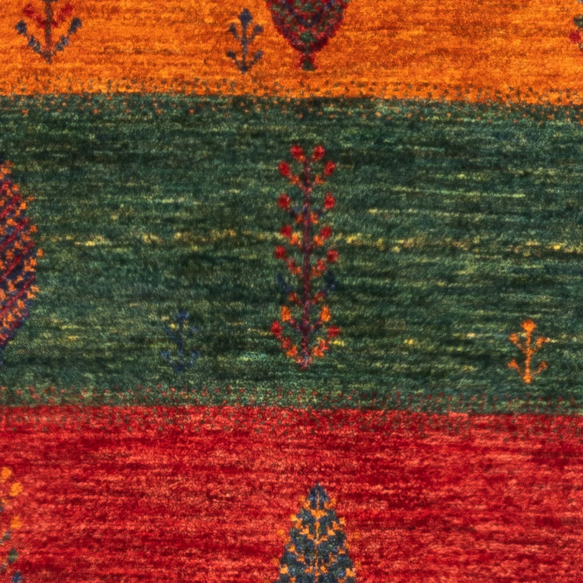 Tappeto Gabbeh - Loribaft Persero - Reale - 138 x 84 cm - multicolore