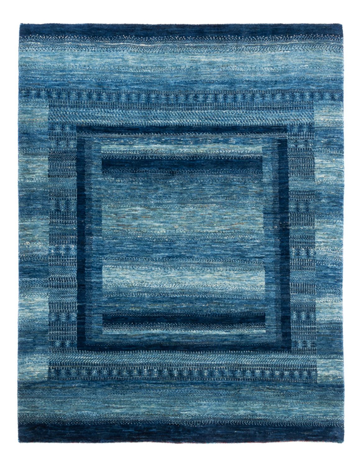 Tappeto Gabbeh - Loribaft Persero - Reale - 198 x 158 cm - blu