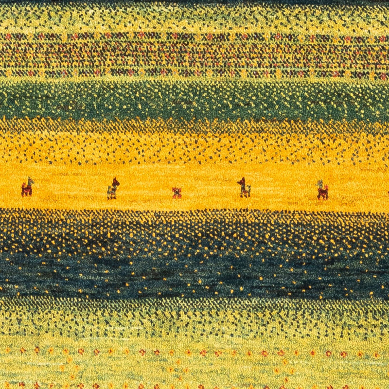 Tappeto Gabbeh - Loribaft Persero - Reale - 133 x 82 cm - verde