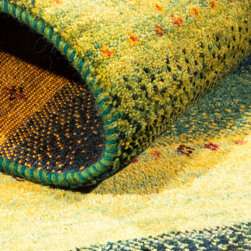 Tappeto Gabbeh - Loribaft Persero - Reale - 133 x 82 cm - verde