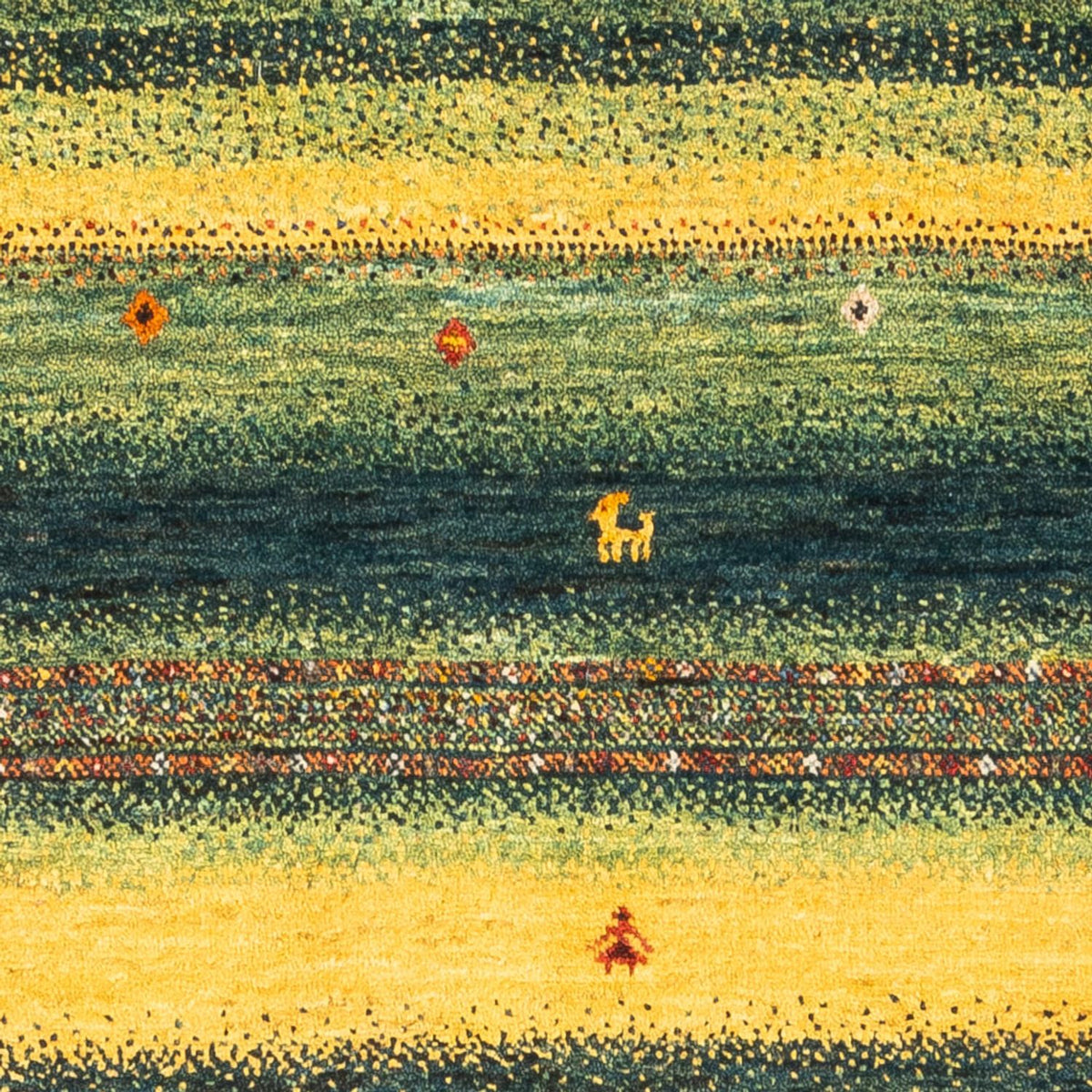 Tappeto Gabbeh - Loribaft Persero - Reale - 131 x 86 cm - multicolore