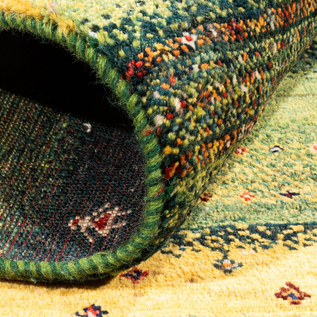 Tappeto Gabbeh - Loribaft Persero - Reale - 131 x 86 cm - multicolore