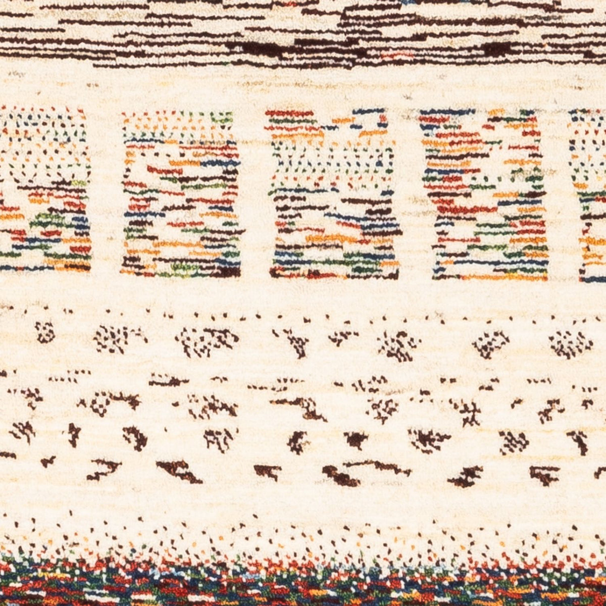 Tappeto Gabbeh - Loribaft Persero - Reale - 120 x 83 cm - multicolore