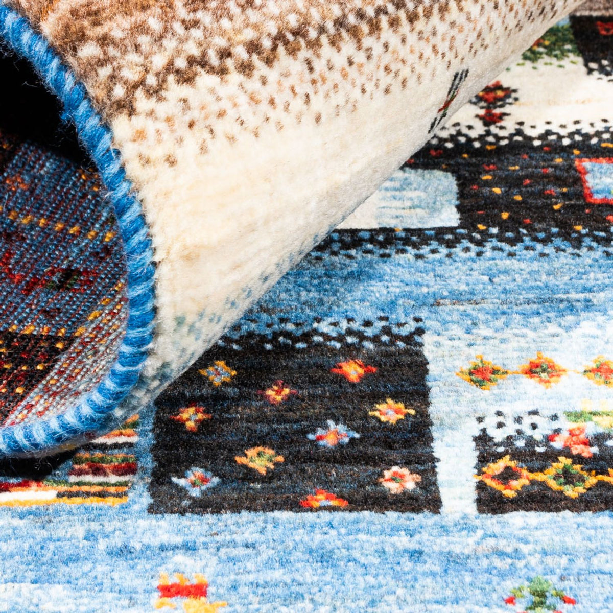 Tappeto Gabbeh - Loribaft Persero - Reale - 162 x 106 cm - multicolore