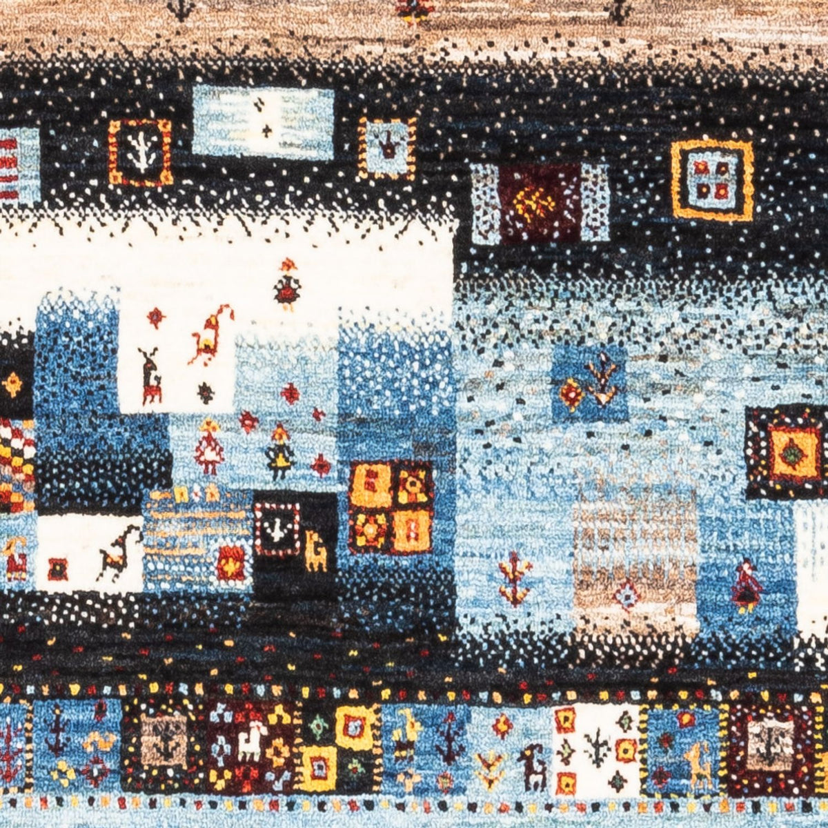 Tappeto Gabbeh - Loribaft Persero - Reale - 141 x 87 cm - multicolore