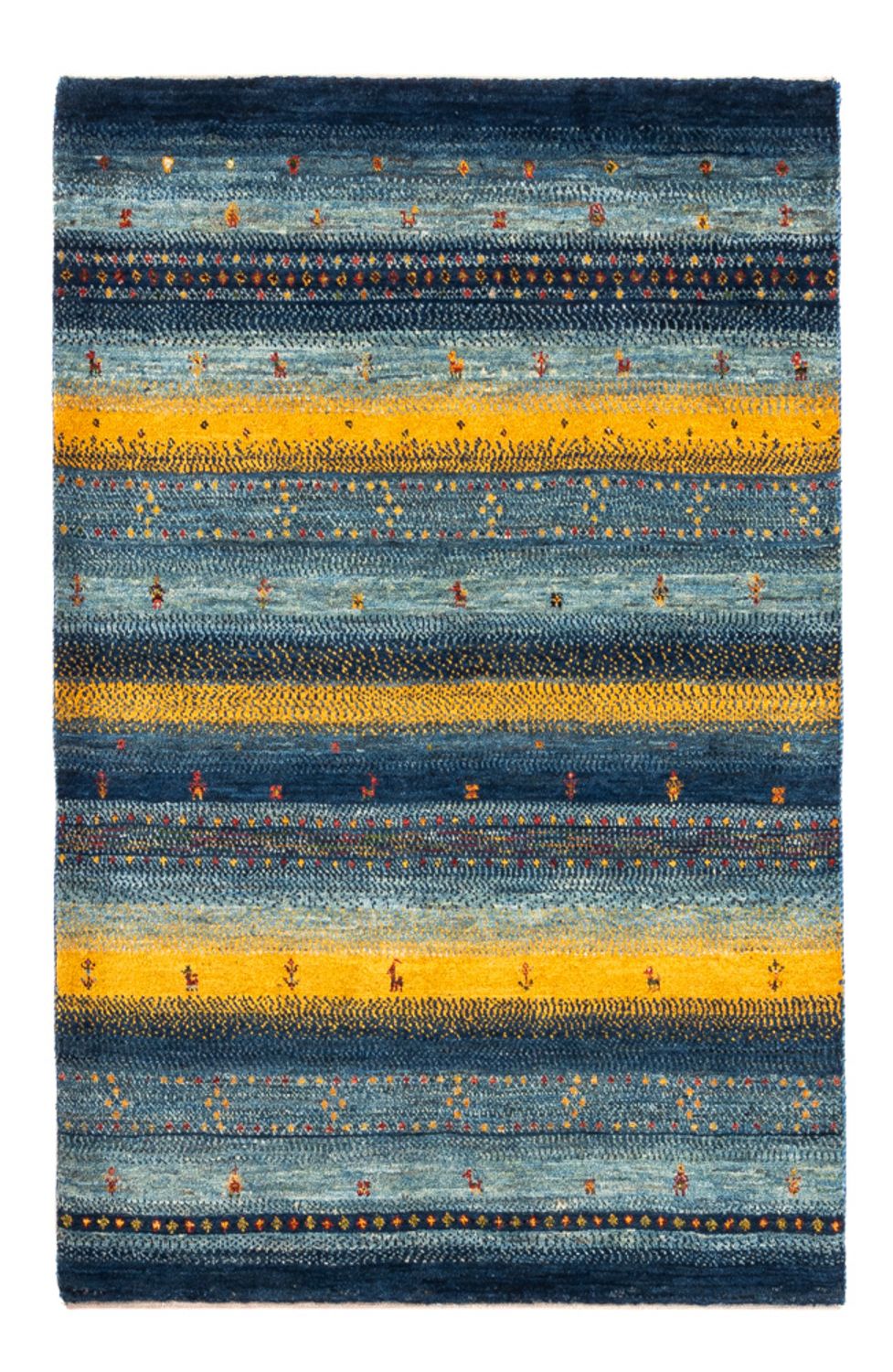 Tappeto Gabbeh - Loribaft Persero - Reale - 130 x 88 cm - multicolore