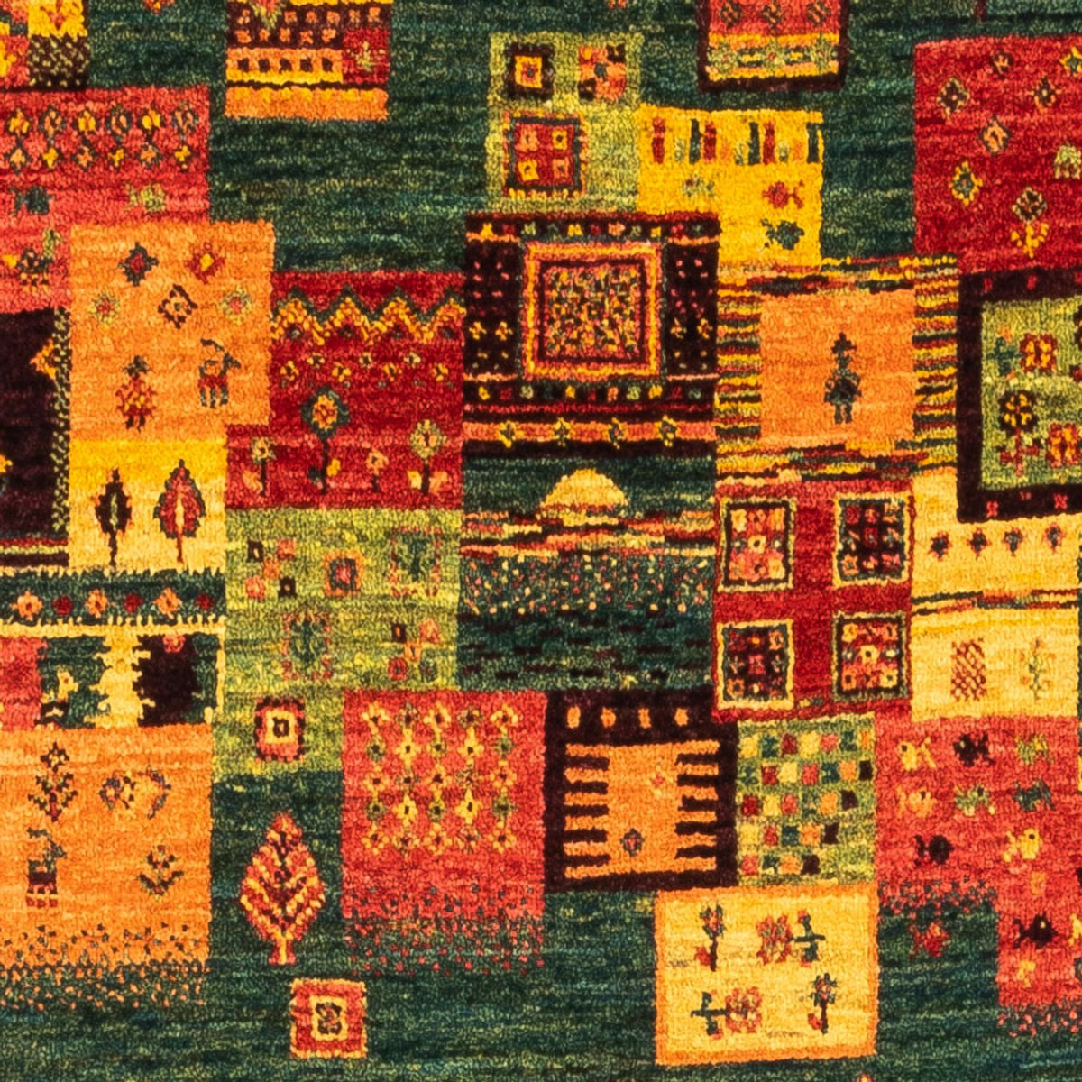 Tappeto Gabbeh - Loribaft Persero - Reale - 137 x 84 cm - multicolore