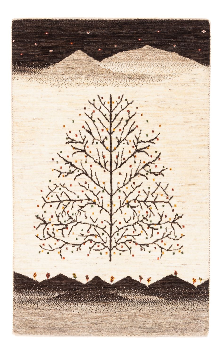 Tappeto Gabbeh - Loribaft Persero - Reale - 132 x 84 cm - crema