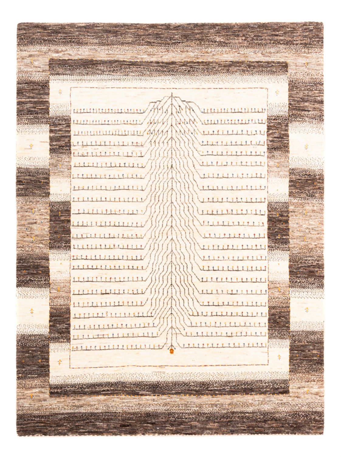 Tappeto Gabbeh - Loribaft Persero - 202 x 154 cm - naturale