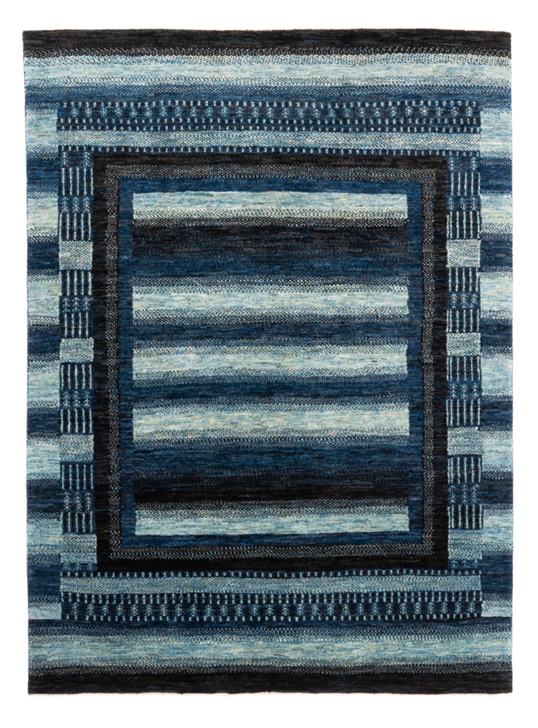 Tappeto Gabbeh - Loribaft Persero - Reale - 204 x 149 cm - blu