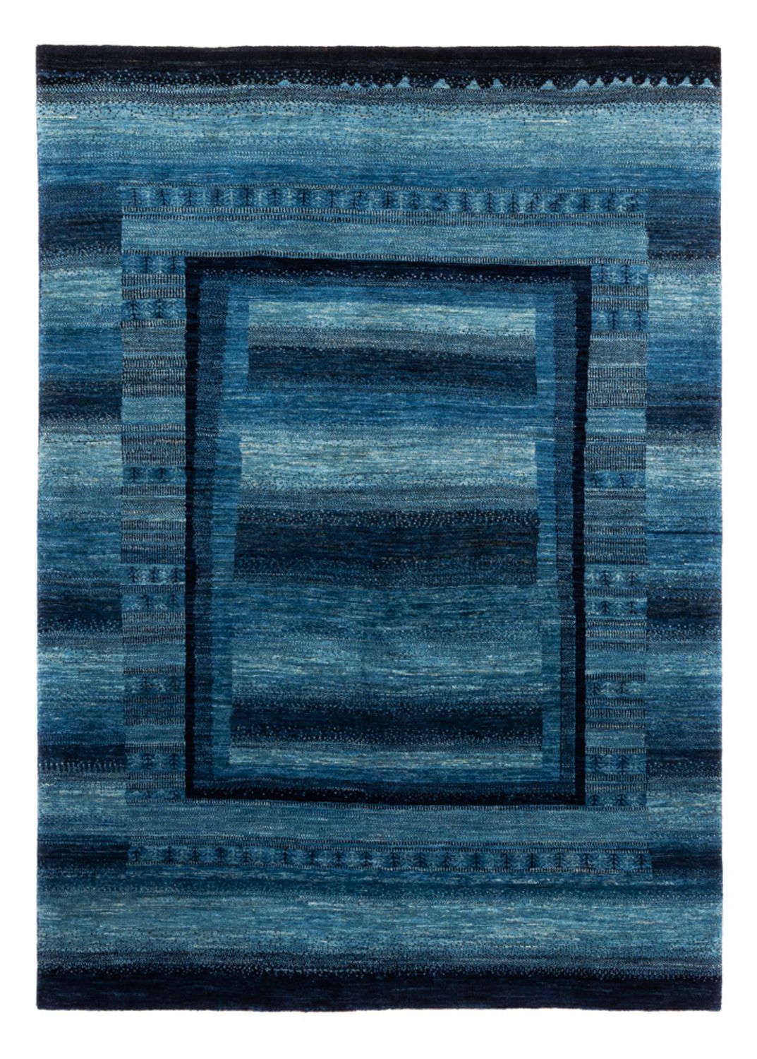 Tappeto Gabbeh - Loribaft Persero - Reale - 210 x 150 cm - blu