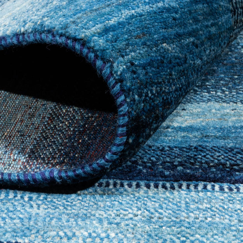 Tappeto Gabbeh - Loribaft Persero - Reale - 210 x 150 cm - blu