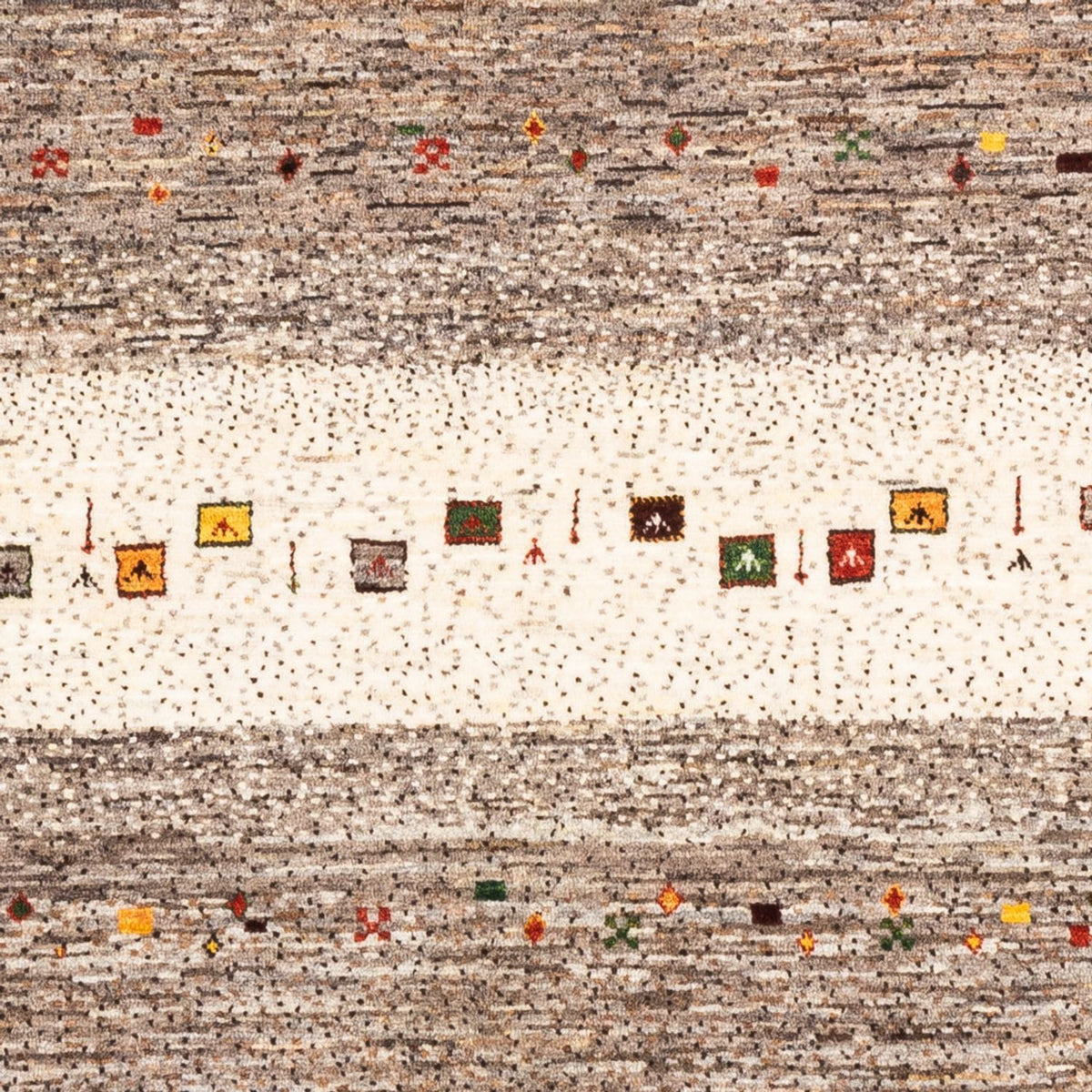 Tappeto Gabbeh - Loribaft Persero - Reale - 204 x 153 cm - multicolore