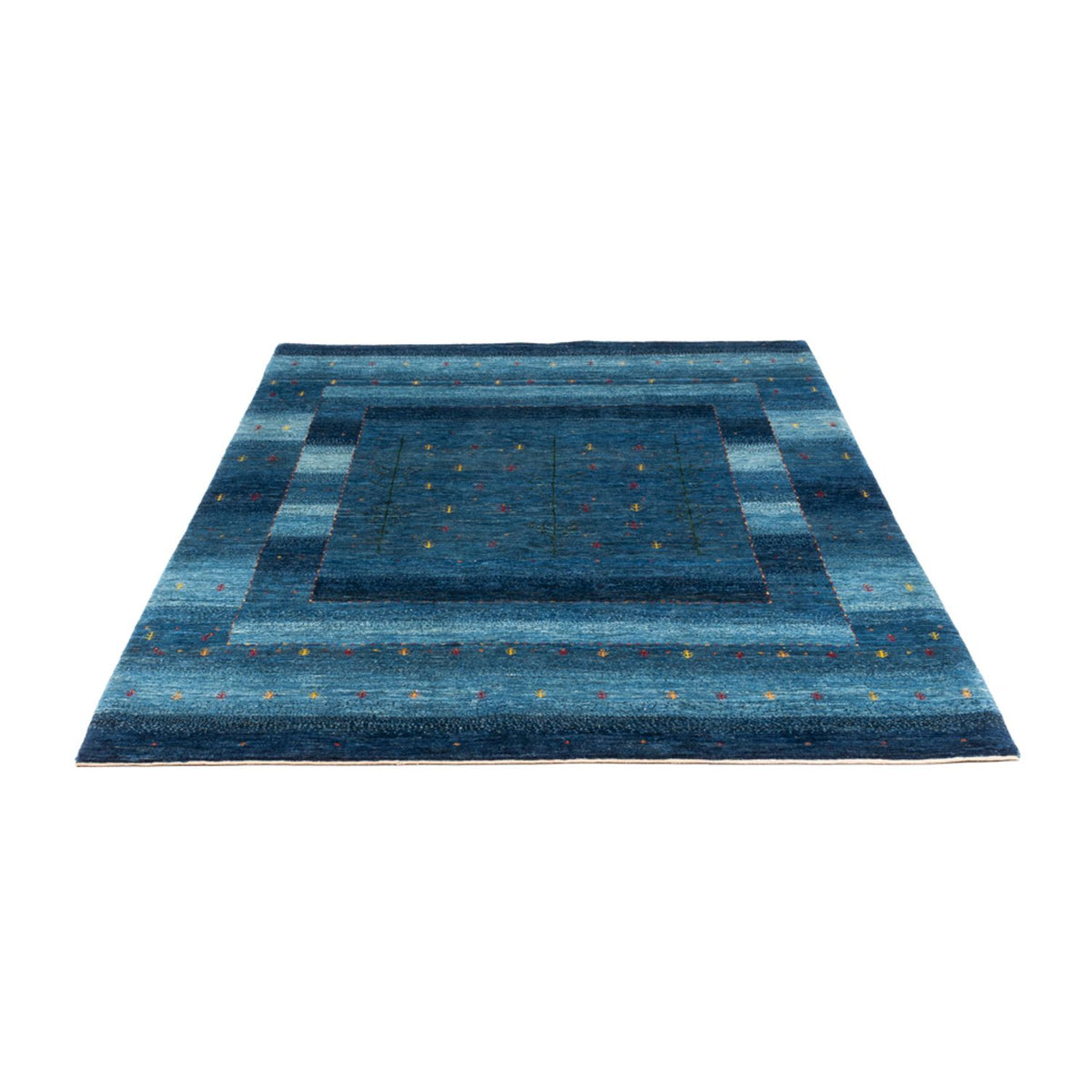 Tappeto Gabbeh - Loribaft Persero - 209 x 154 cm - blu