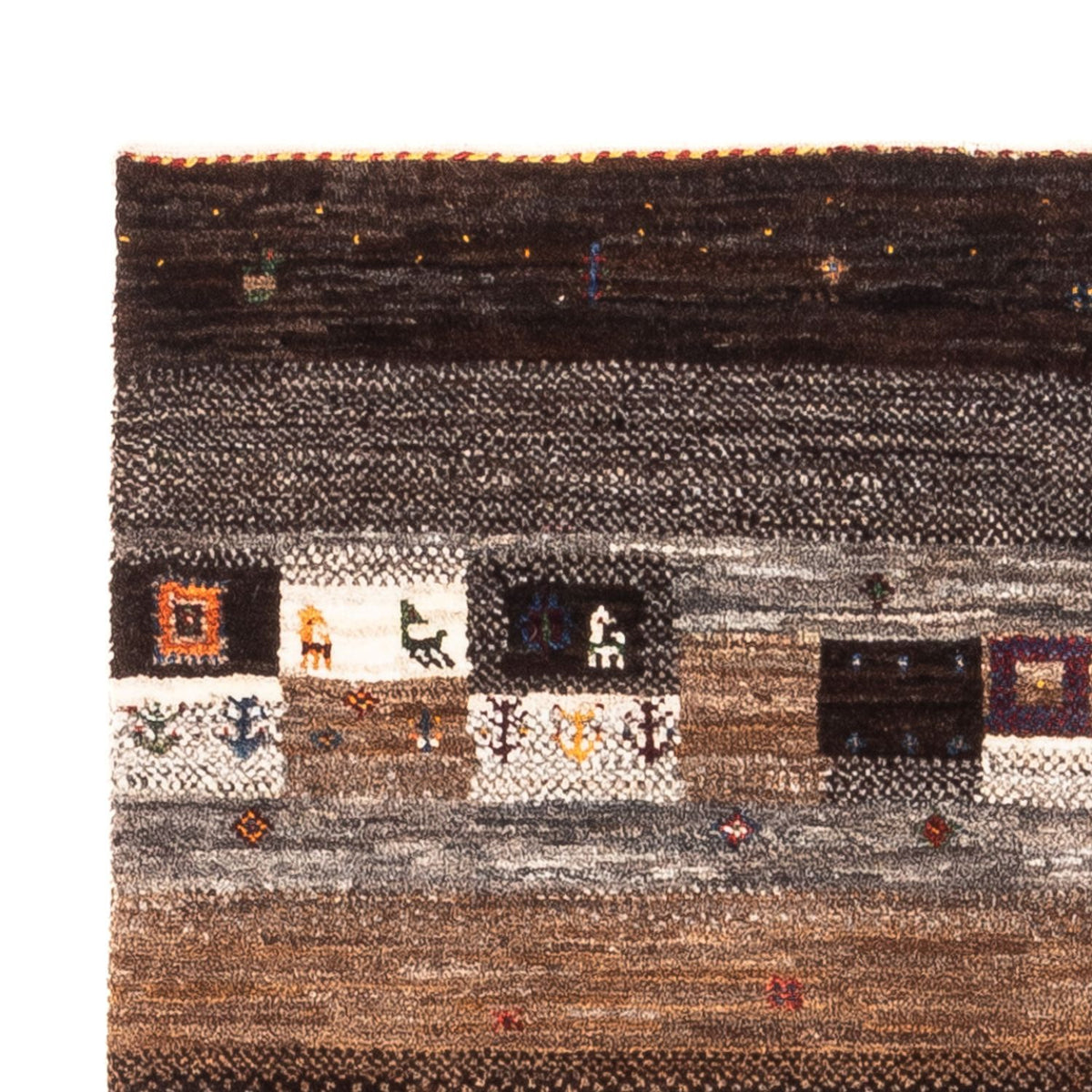 Tappeto Gabbeh - Loribaft Persero - Reale - 129 x 84 cm - multicolore