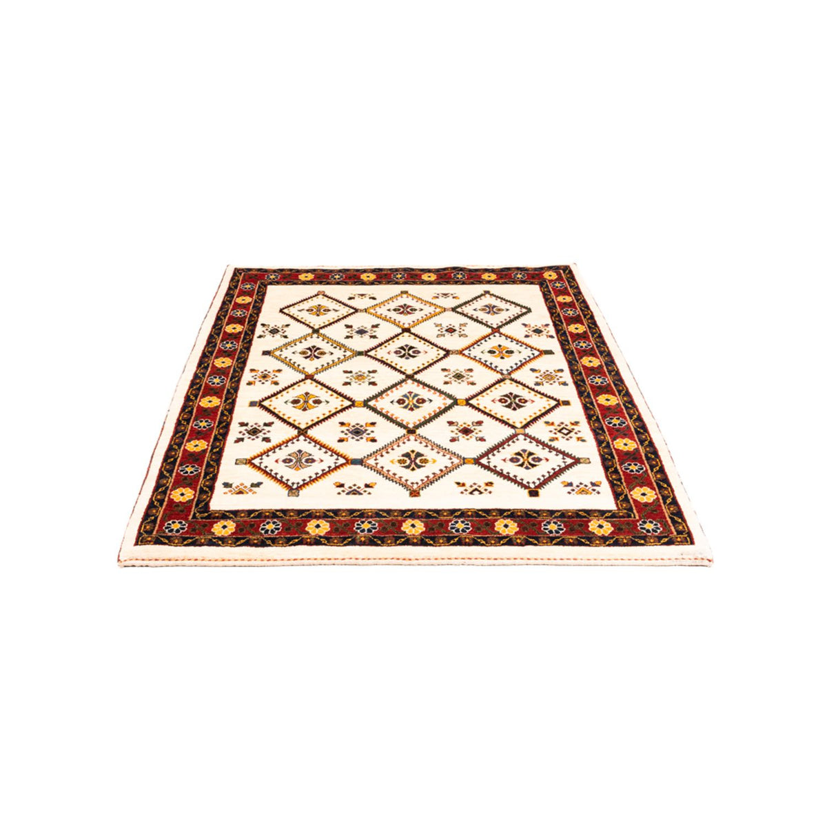 Tappeto Gabbeh - Persero - 155 x 114 cm - crema