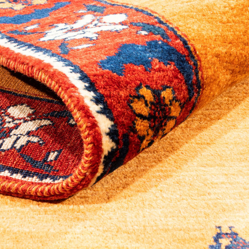 Tappeto Gabbeh - Persero - 162 x 107 cm - oro