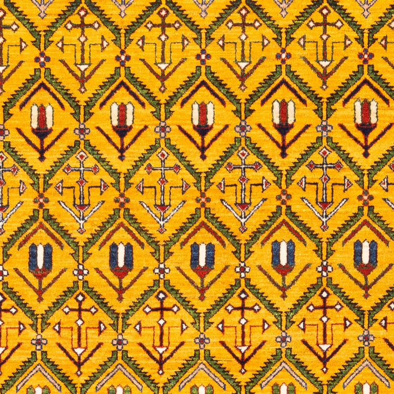 Tappeto Gabbeh - Persero - 188 x 126 cm - oro
