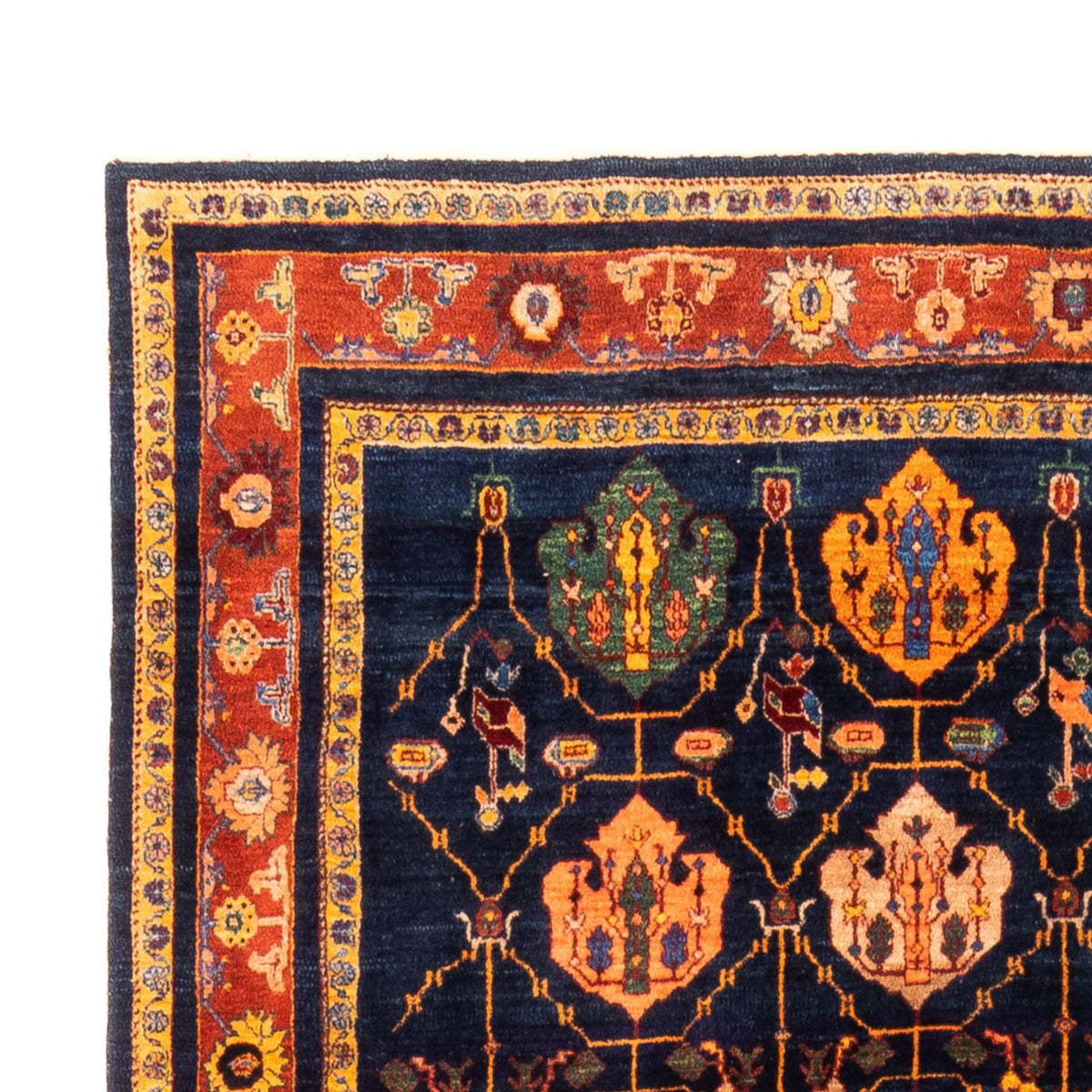 Tappeto Gabbeh - Persero - 257 x 185 cm - blu scuro