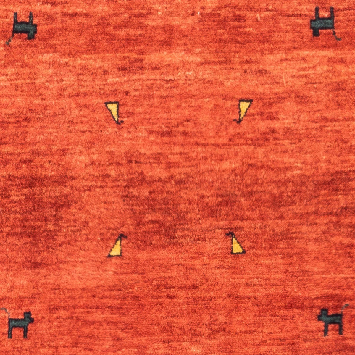 Tappeto Gabbeh - Persero - 150 x 103 cm - terracotta