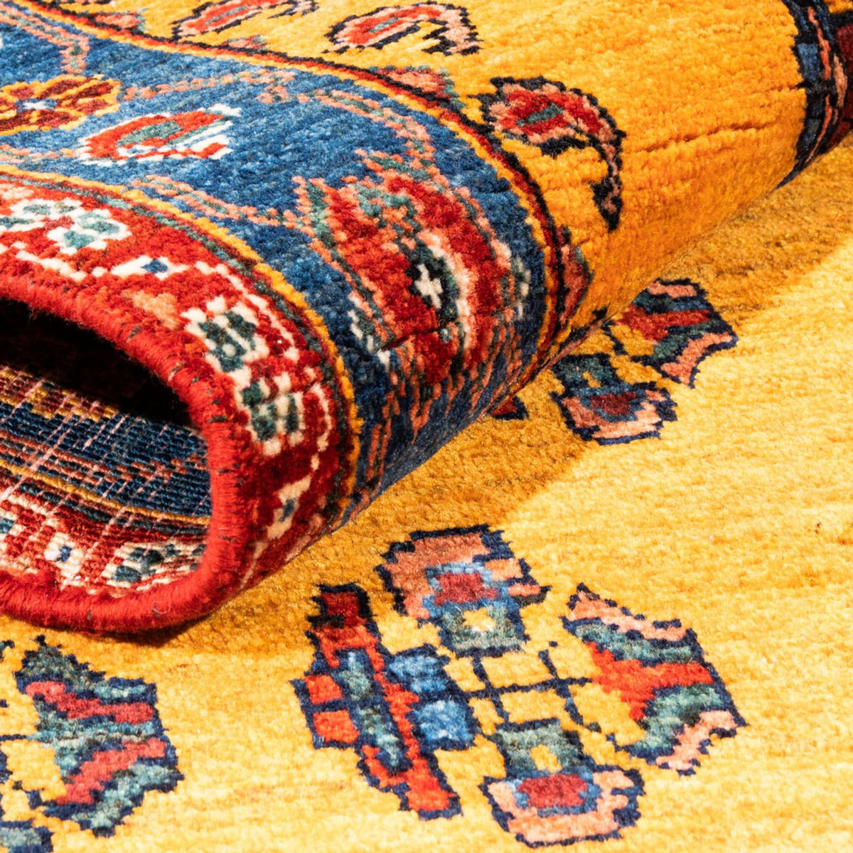 Tappeto Gabbeh - Persero - 175 x 120 cm - oro