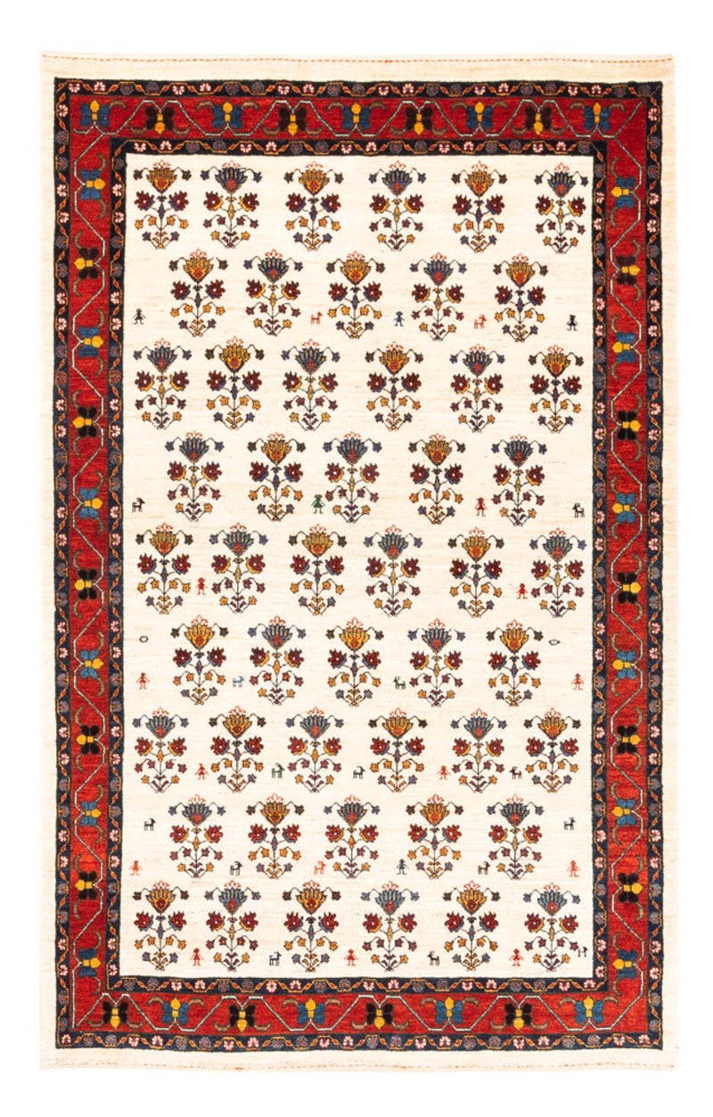 Tappeto Gabbeh - Persero - 194 x 127 cm - crema