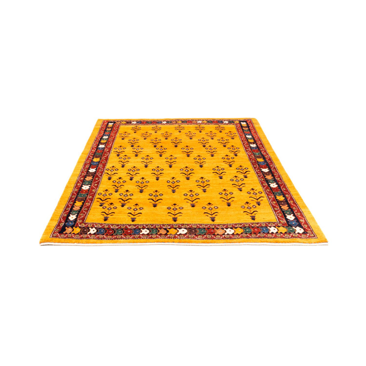 Tappeto Gabbeh - Persero - 198 x 149 cm - oro