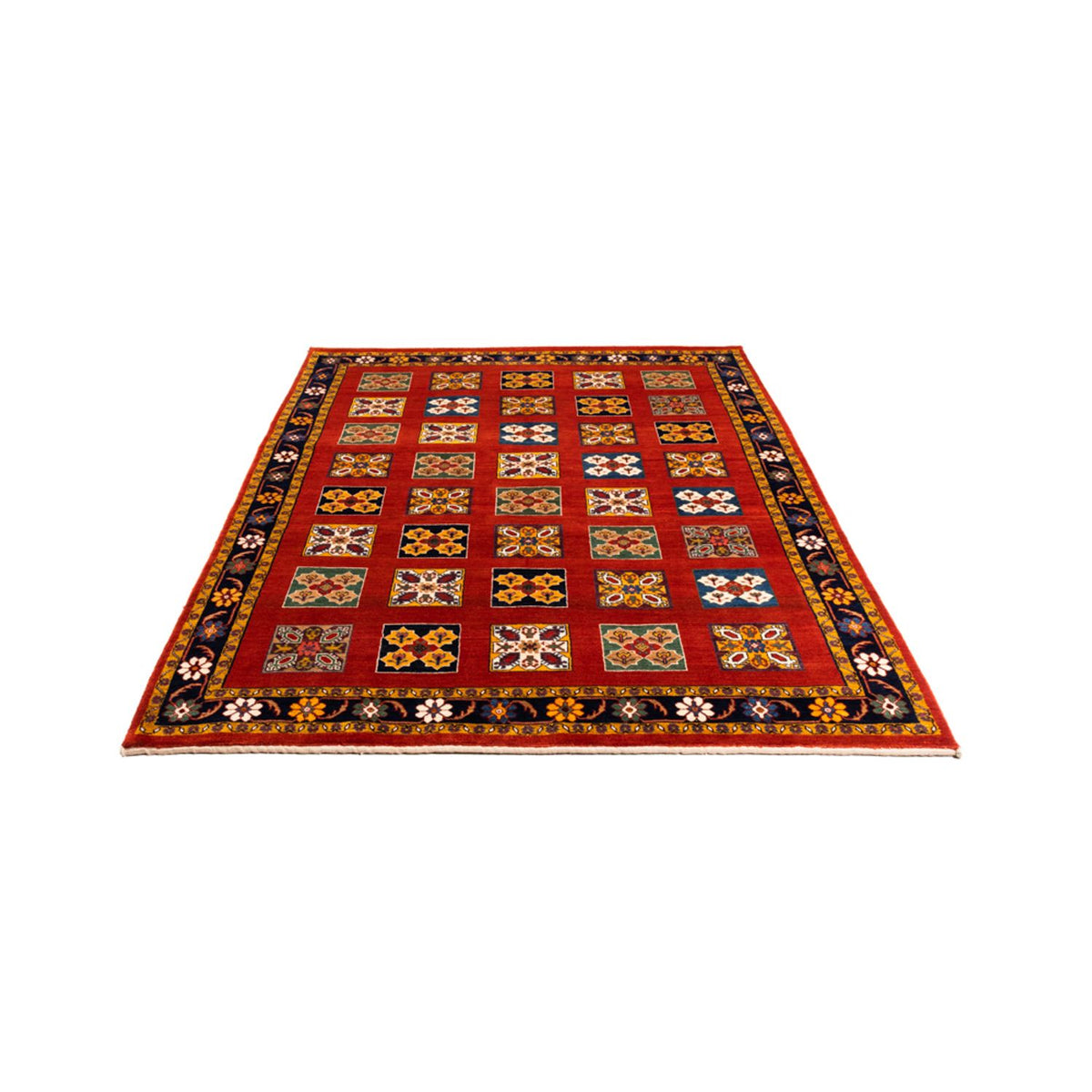 Tappeto Gabbeh - Persero - 213 x 150 cm - arancione