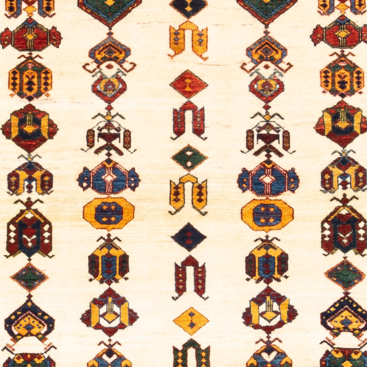Tappeto Gabbeh - Persero - 194 x 145 cm - crema