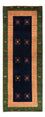 Tappeto corsia Tappeto Gabbeh - Persero - 202 x 82 cm - blu scuro