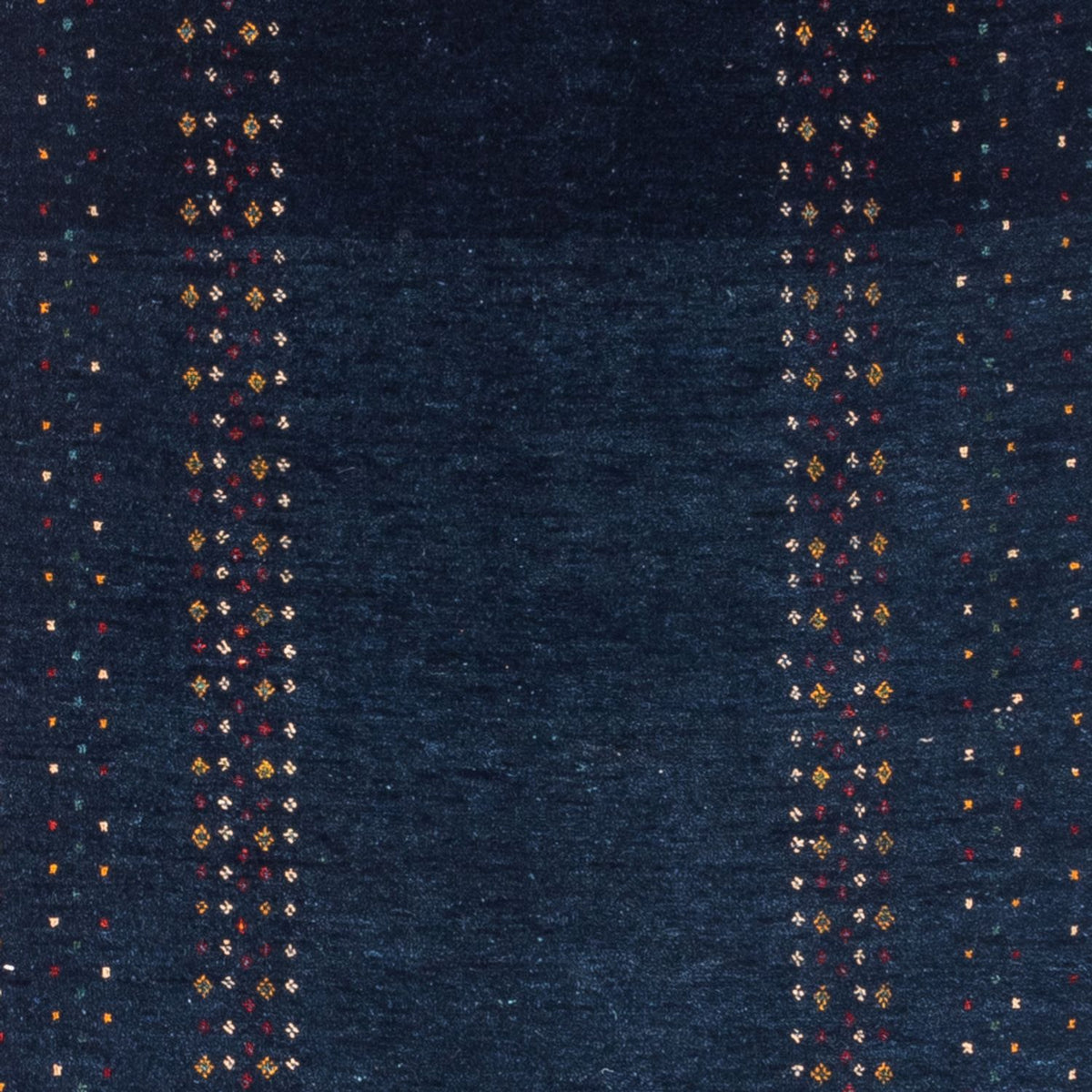 Tappeto corsia Tappeto Gabbeh - Persero - 245 x 83 cm - blu scuro