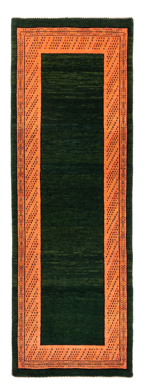 Tappeto corsia Tappeto Gabbeh - Persero - 232 x 85 cm - blu scuro
