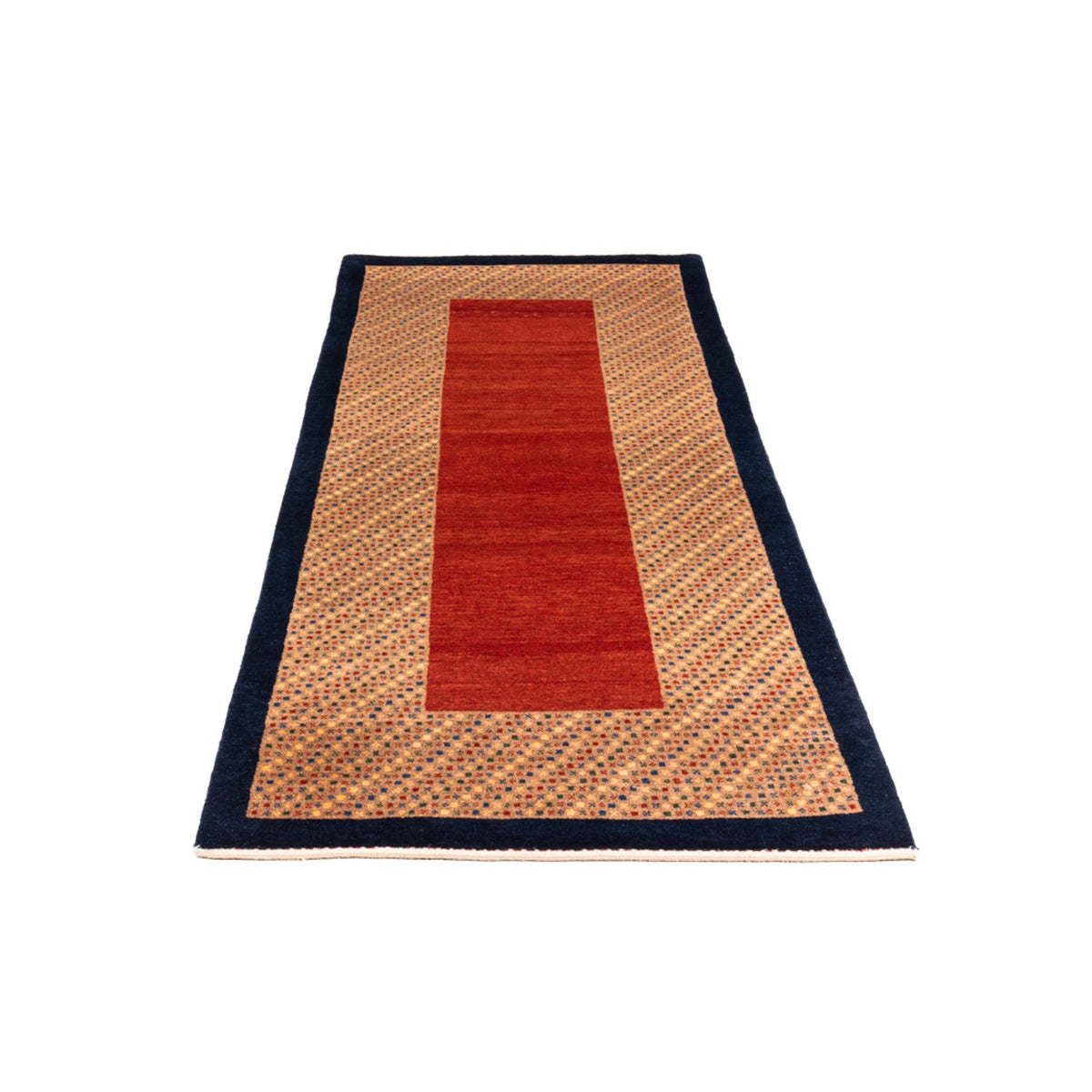 Tappeto corsia Tappeto Gabbeh - Persero - 197 x 80 cm - rosso