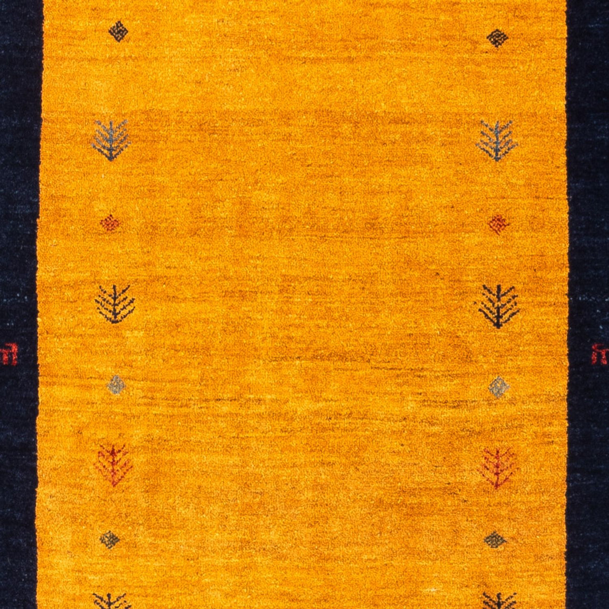 Tappeto corsia Tappeto Gabbeh - Persero - 188 x 82 cm - oro