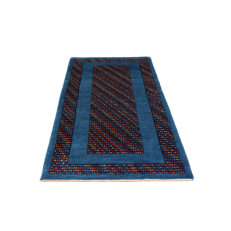 Tappeto corsia Tappeto Gabbeh - Persero - 196 x 82 cm - blu