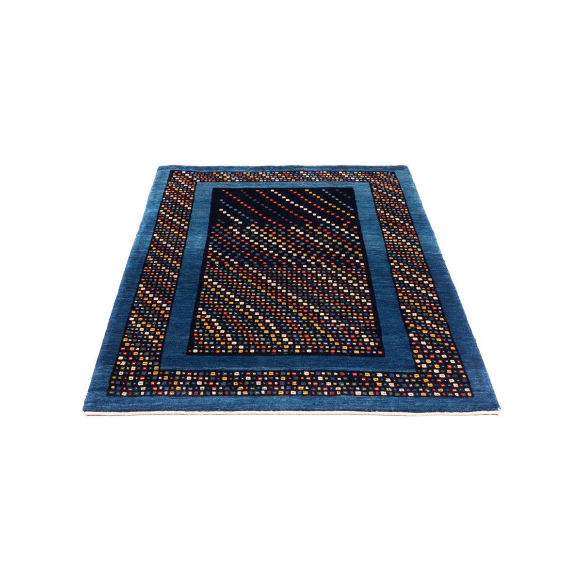 Tappeto Gabbeh - Persero - 150 x 100 cm - blu