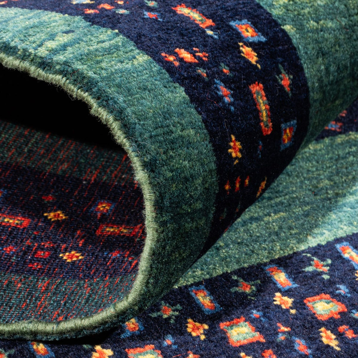 Tappeto Gabbeh - Persero - 127 x 82 cm - multicolore