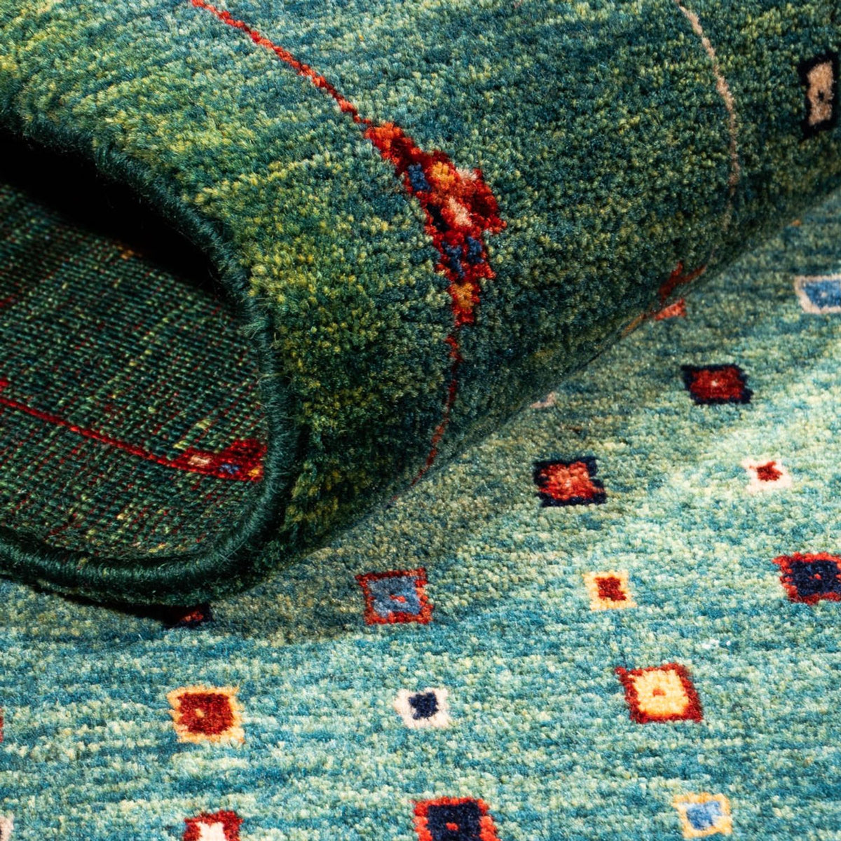 Tappeto Gabbeh - Persero - 163 x 84 cm - verde