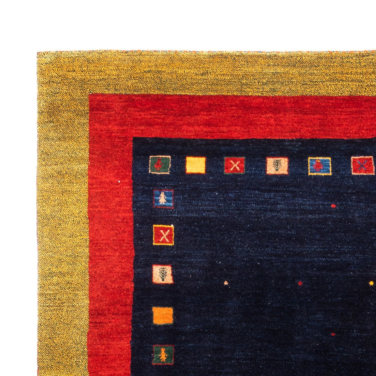 Tappeto Gabbeh - Persero - 216 x 158 cm - blu scuro